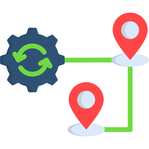 greenroutes Ikon för effektiva transporter